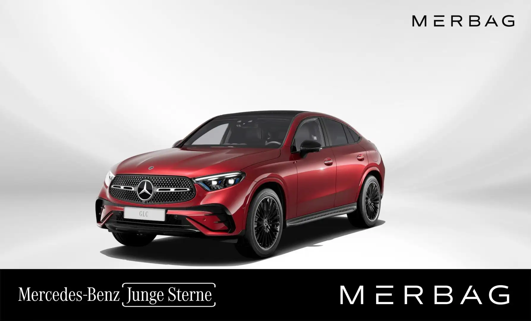 Mercedes-Benz GLC 300 de 4MATIC Coupé AMG Line Premium Plus Červená - 1