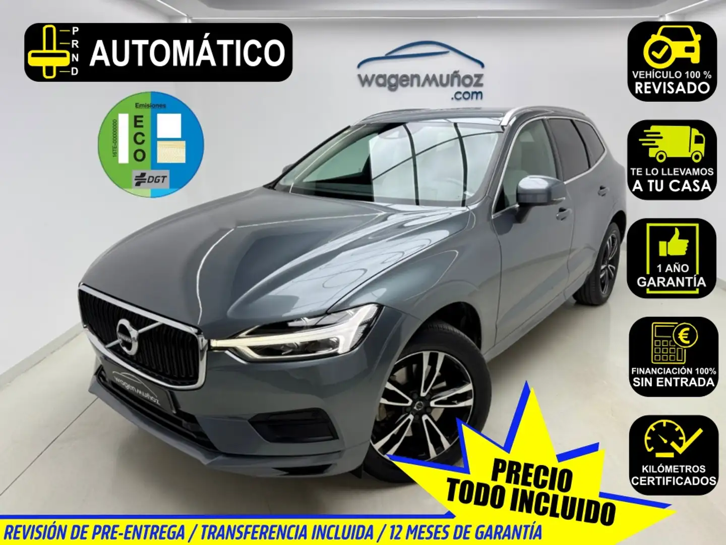 Volvo XC60 B4 Momentum Pro AWD Aut. Gris - 1