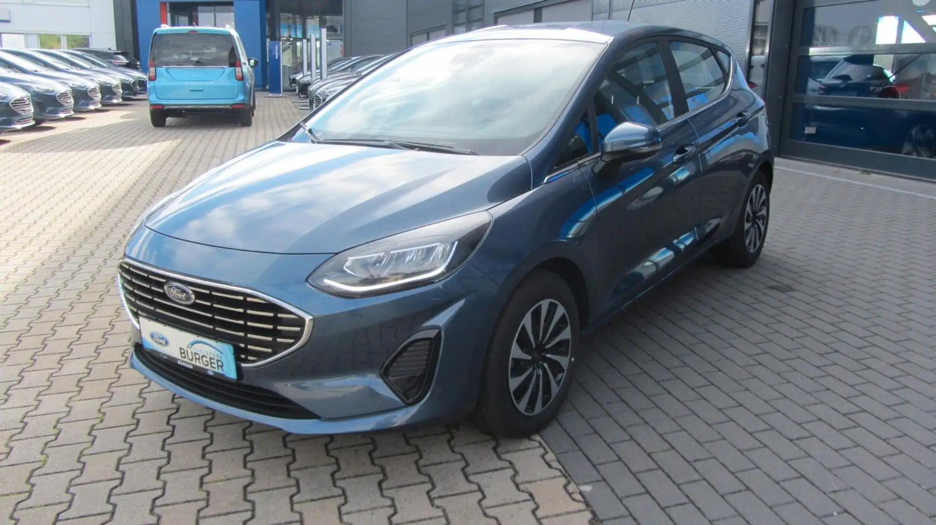 Ford Fiesta Titanium MHEV Blau - 1