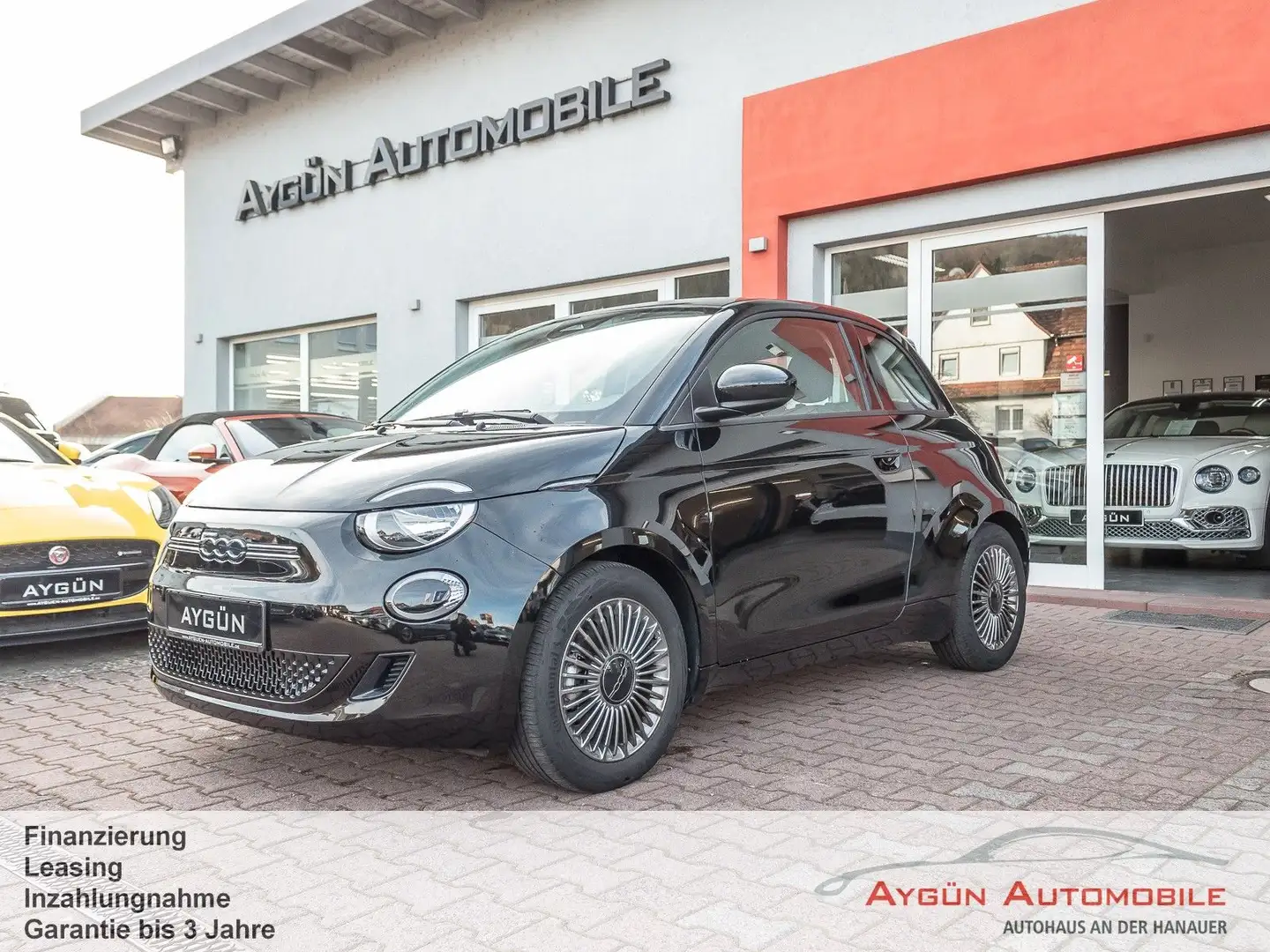 Fiat 500e 500 Icon 42 kWh*Einparkhilfe hinten* Schwarz - 1