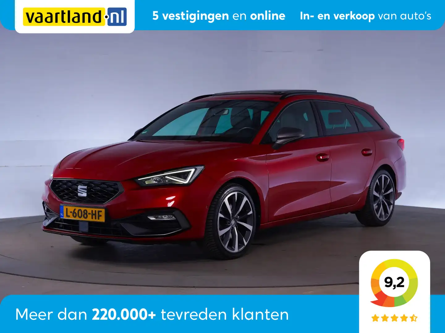SEAT Leon 1.5 eTSI FR Launch Edition Aut. [ Navi Pano Virtua Rood - 1