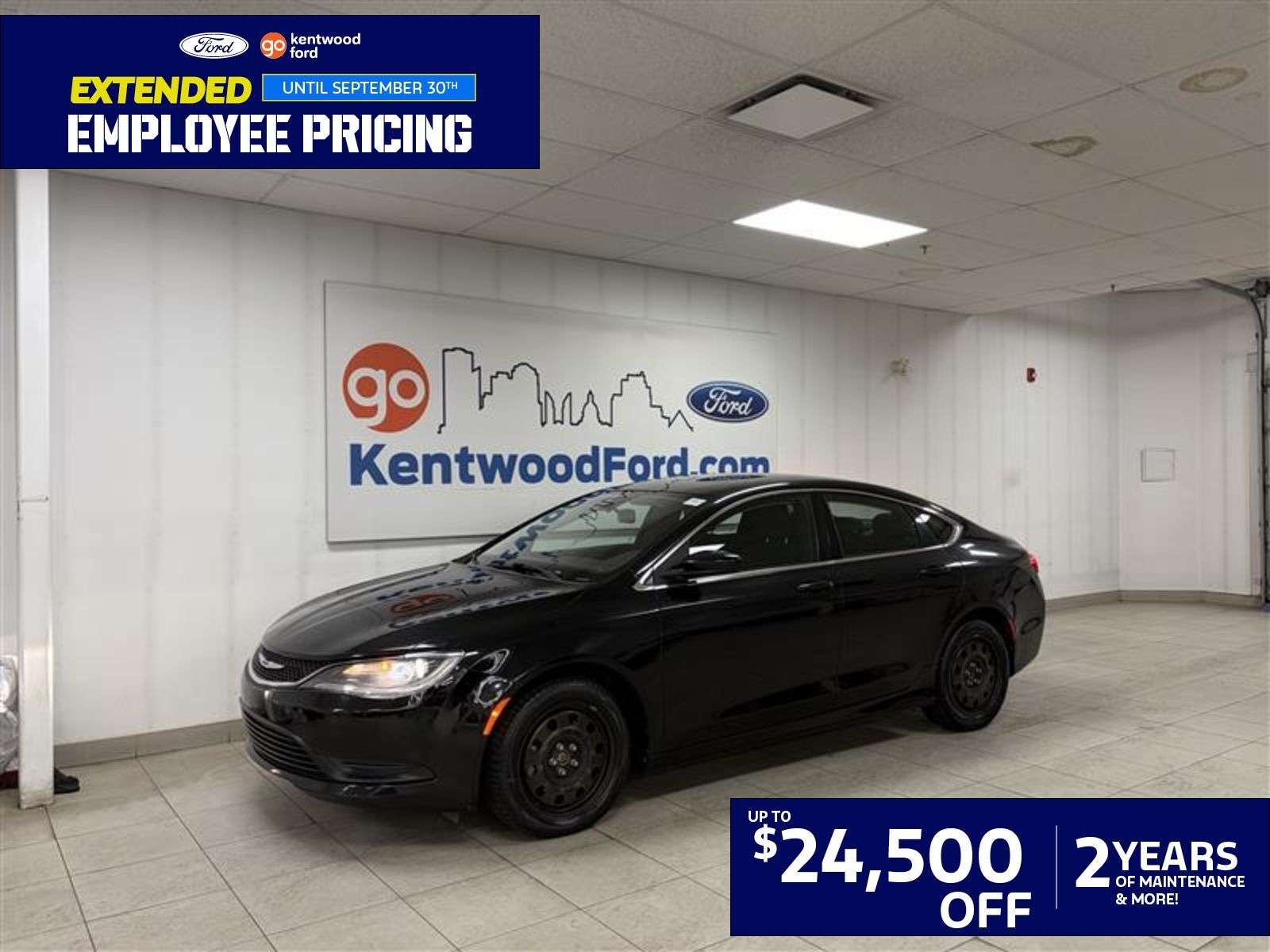 2016 Chrysler 200 LX| Quick Order Package 28A| Rear Defroster| 2.4L