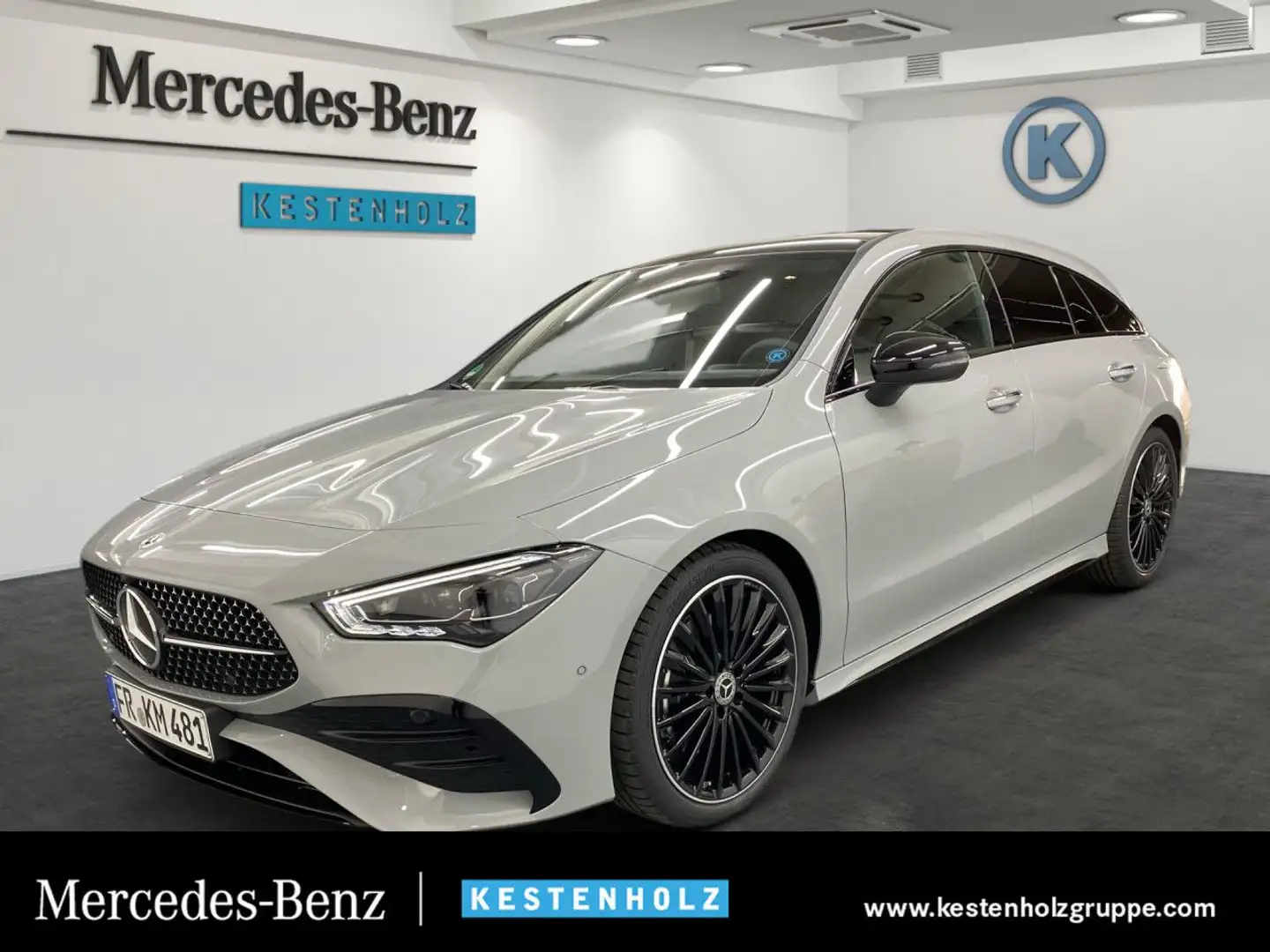 Mercedes-Benz CLA 220 d SB AMG+AHK+PANO+HANDS-FREE+MULTIBEAM Gris - 1