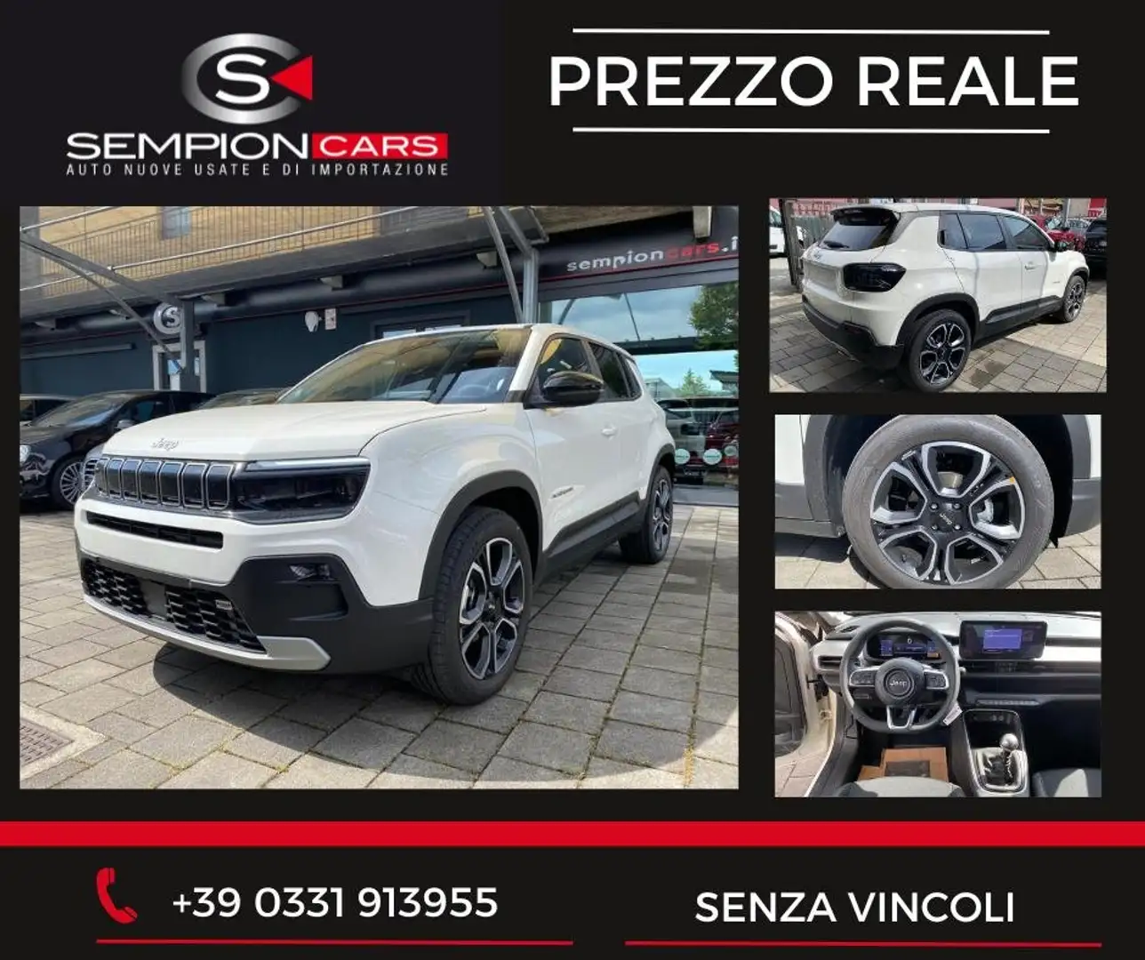 Jeep Avenger 1.2 turbo  fwd 100cv PREZZO REALE Wit - 1