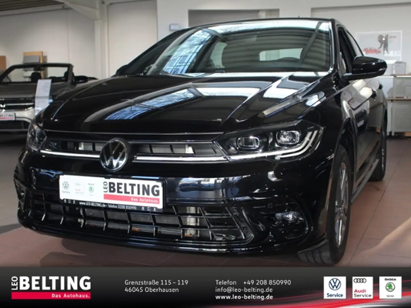 Volkswagen Polo R-Line 1.0 TSI DSG Navi IQ.Light/Drive Matrix Schwarz - 1