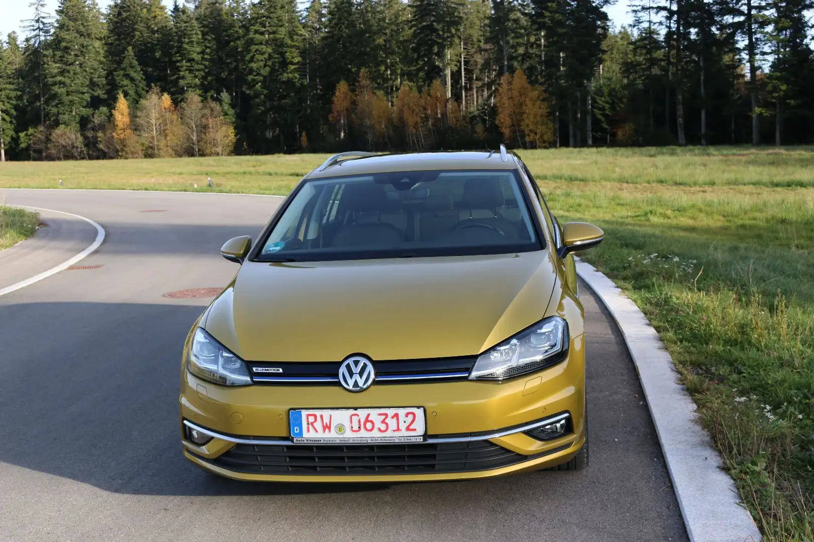Volkswagen Golf VII Variant Highline BMT, Panod., Jaune - 2