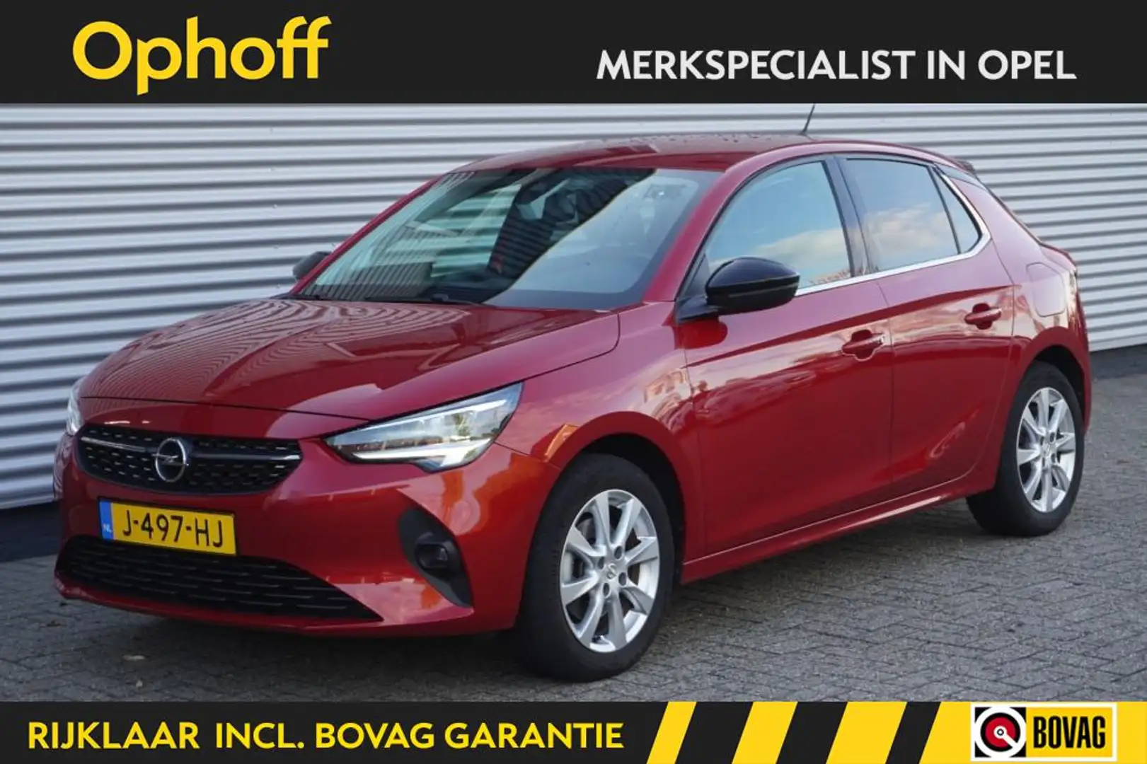 Opel Corsa 1.2 Turbo 100pk Elegance / Keyless / Navi Pro / LE Rouge - 1