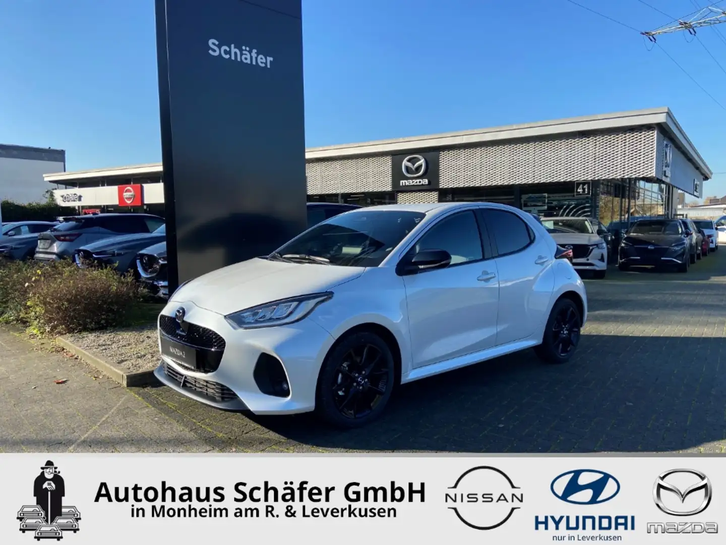 Mazda 2 HOMURA 1.5L VVT-i 116PS CVT LED Blendfreies Fernl. Blanco - 1