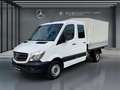 Mercedes-Benz Sprinter 314 CDI Doka Pritsche Plane  Klima Wit - thumbnail 2
