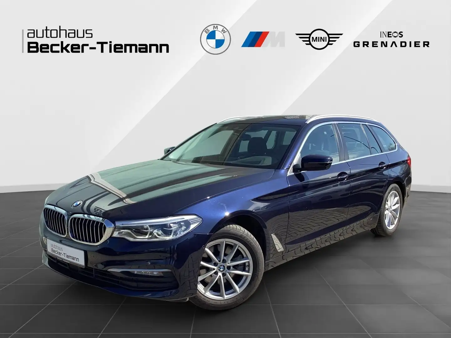 BMW 520 d Touring / A-LED / ACC / 360° / HeadUp / CarPlay Bleu - 1