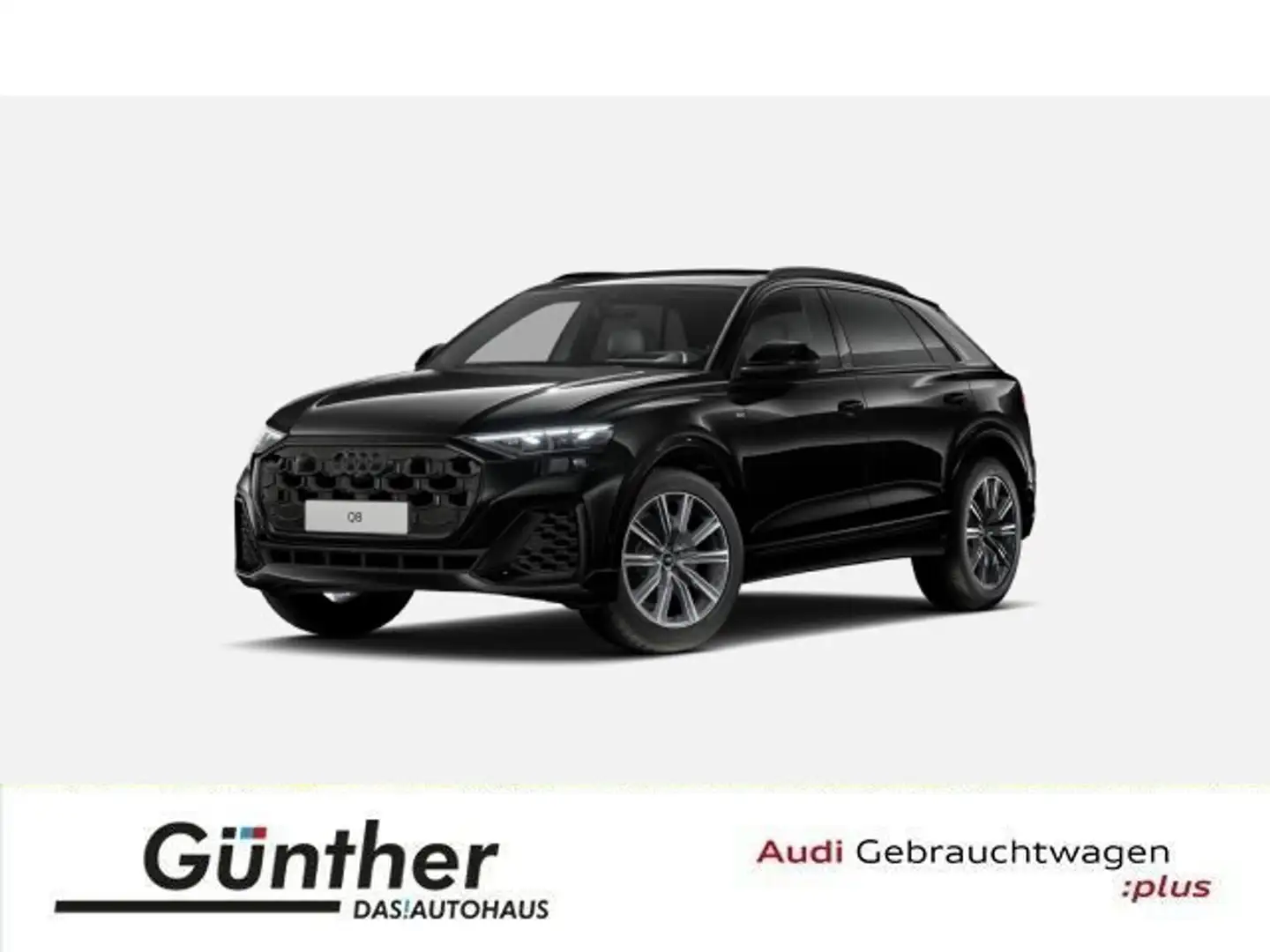 Audi Q8 55 TFSI S LINE QUATTRO+WINTERRÄDER+AHK+LUFTFE Schwarz - 1