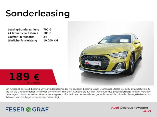 2025 Audi A3 in Yellow for sale