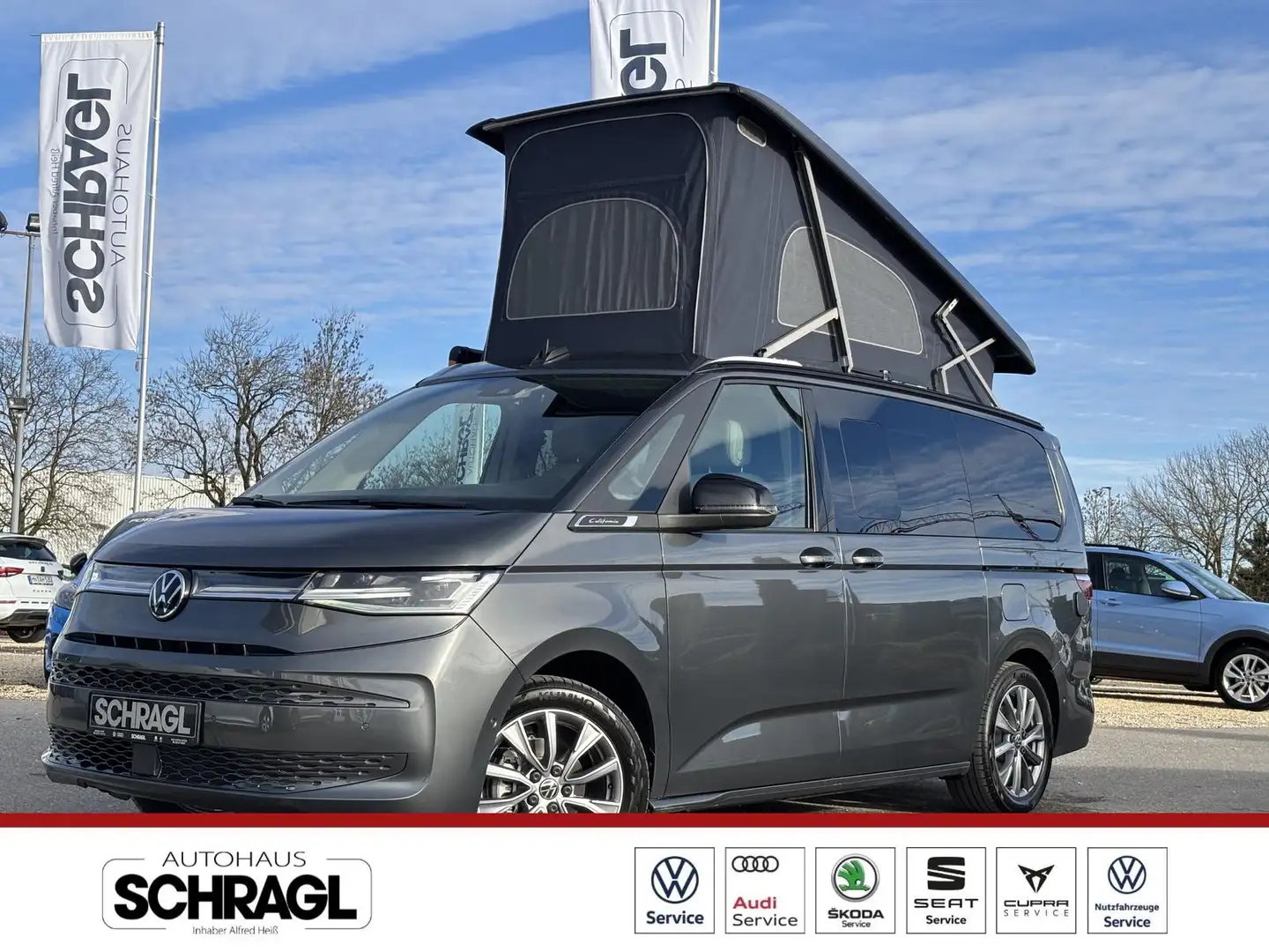 Volkswagen T7 California 2.0 TDI DSG OCEAN+SOFORT+AHK+KAM Grigio - 1
