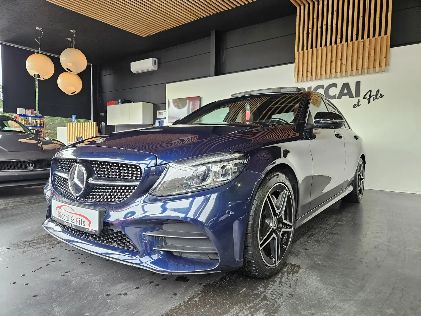 Mercedes-Benz C 180 C 180 d ///Pack AMG/// Business Solution Blauw - 1
