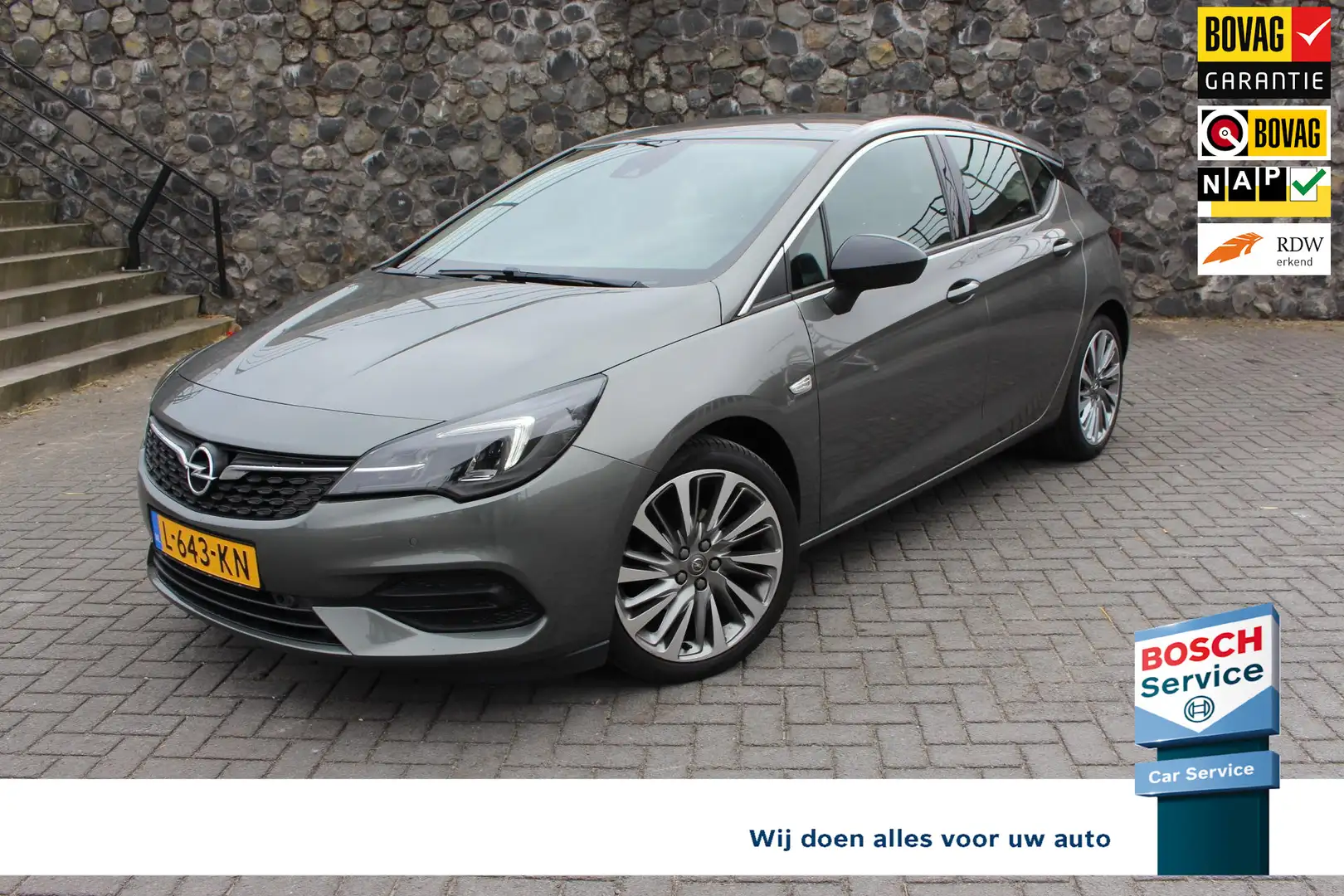 Opel Astra 1.2 turbo+ 146PK Business Elegance camera DAB audi Grigio - 1