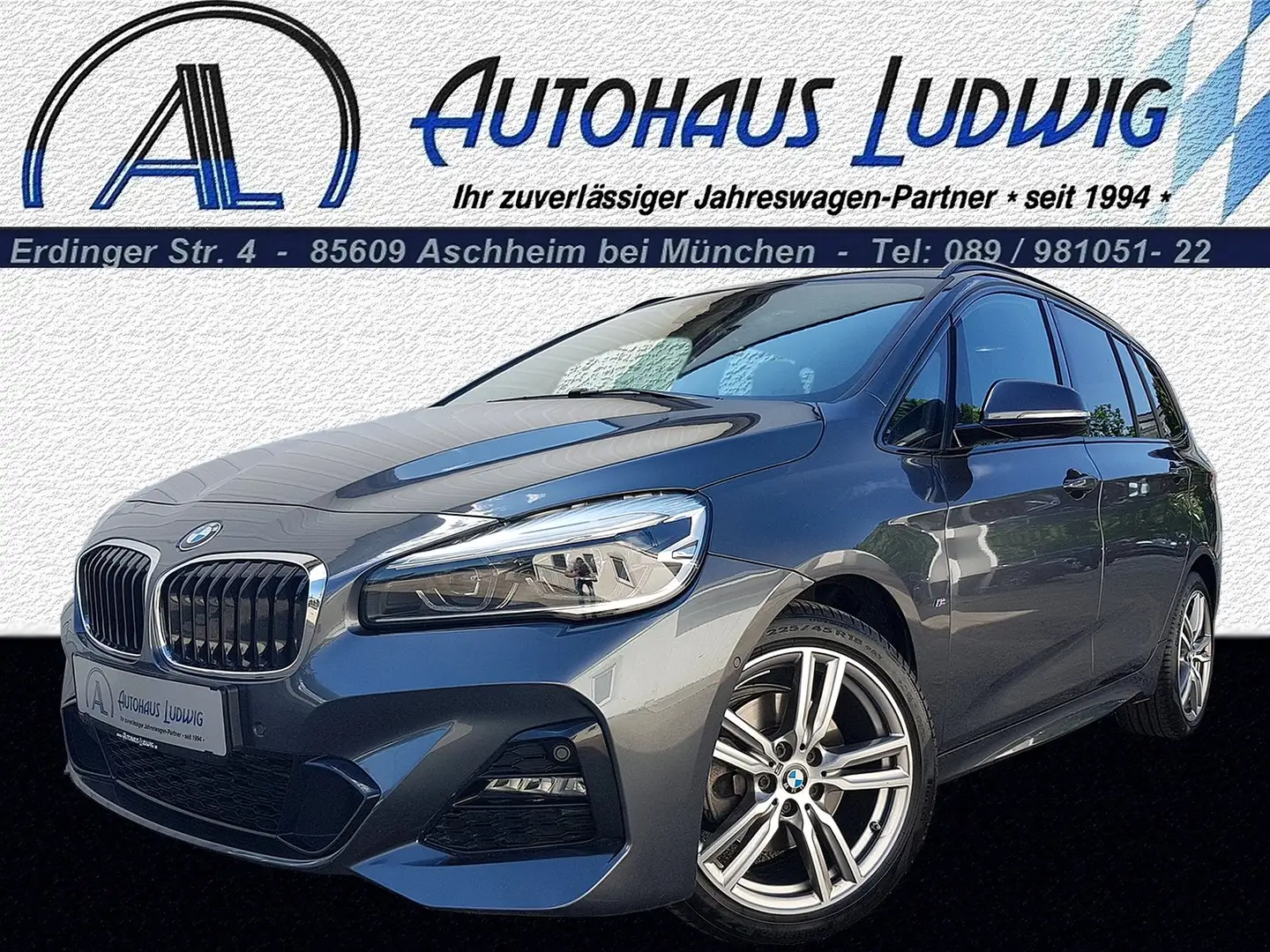 BMW 218 iAut GranTour*7-Sitze*M-Sport*AHK*18"*NP: 50.485,- Gris - 1