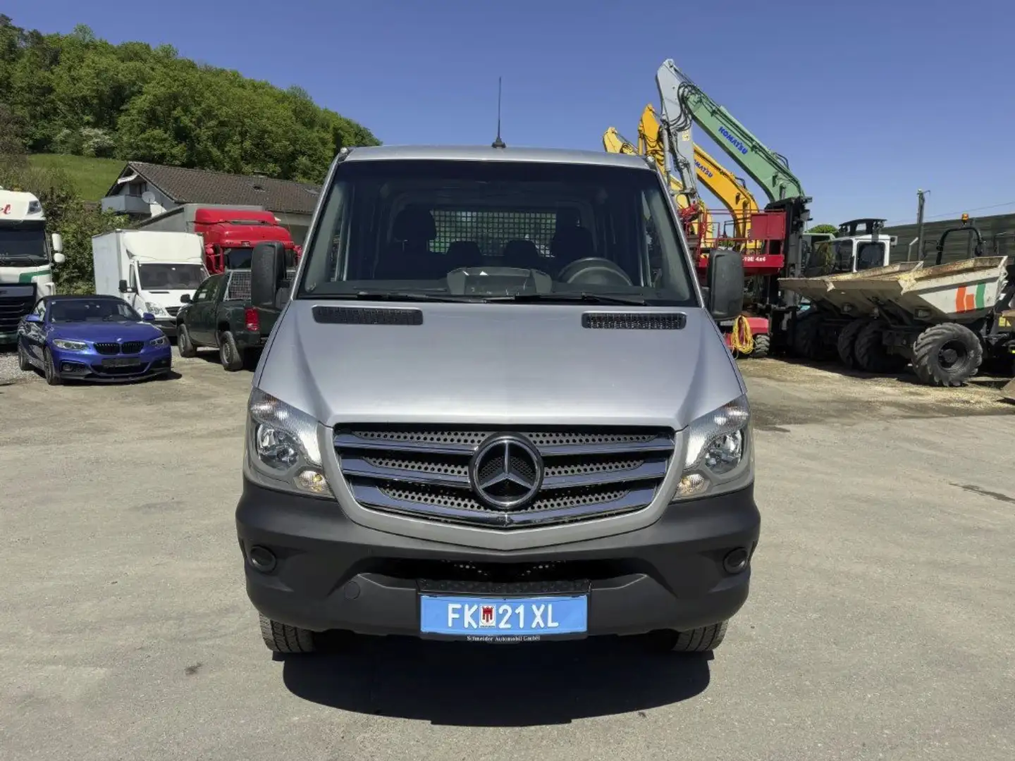 Mercedes-Benz Sprinter 319 cdi V6 Allrad 4x4 Doka+Pritsche Grau - 2