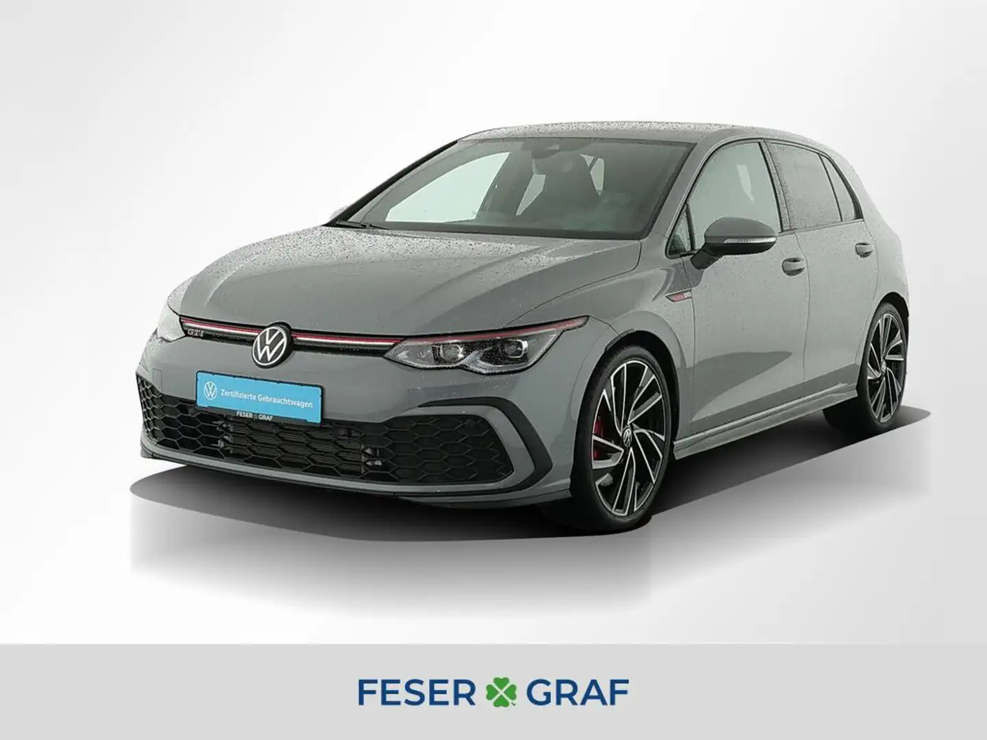 Volkswagen Golf 8 GTI 2.0 TSI DSG Navi AHK Kamera H&K IQ-LED Grijs - 1