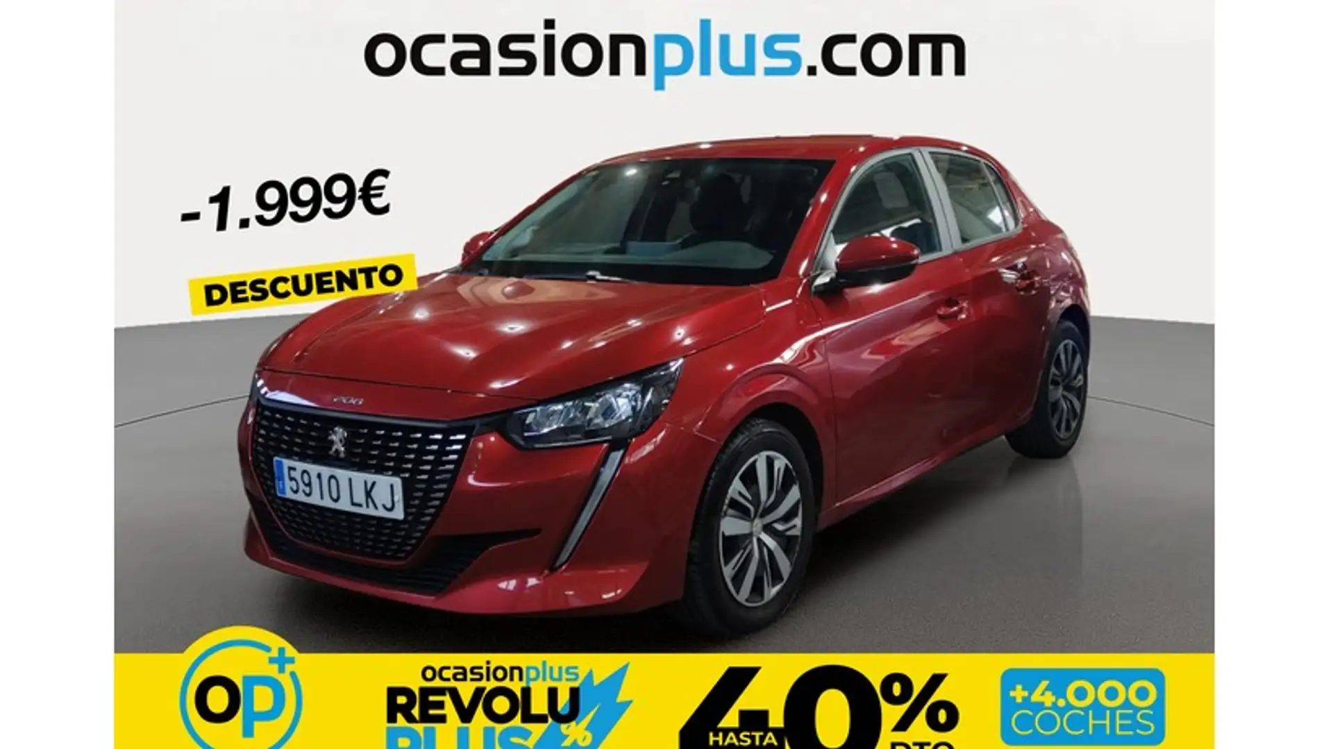 Peugeot 208 1.2 Puretech S&S Active 100 Rot - 1
