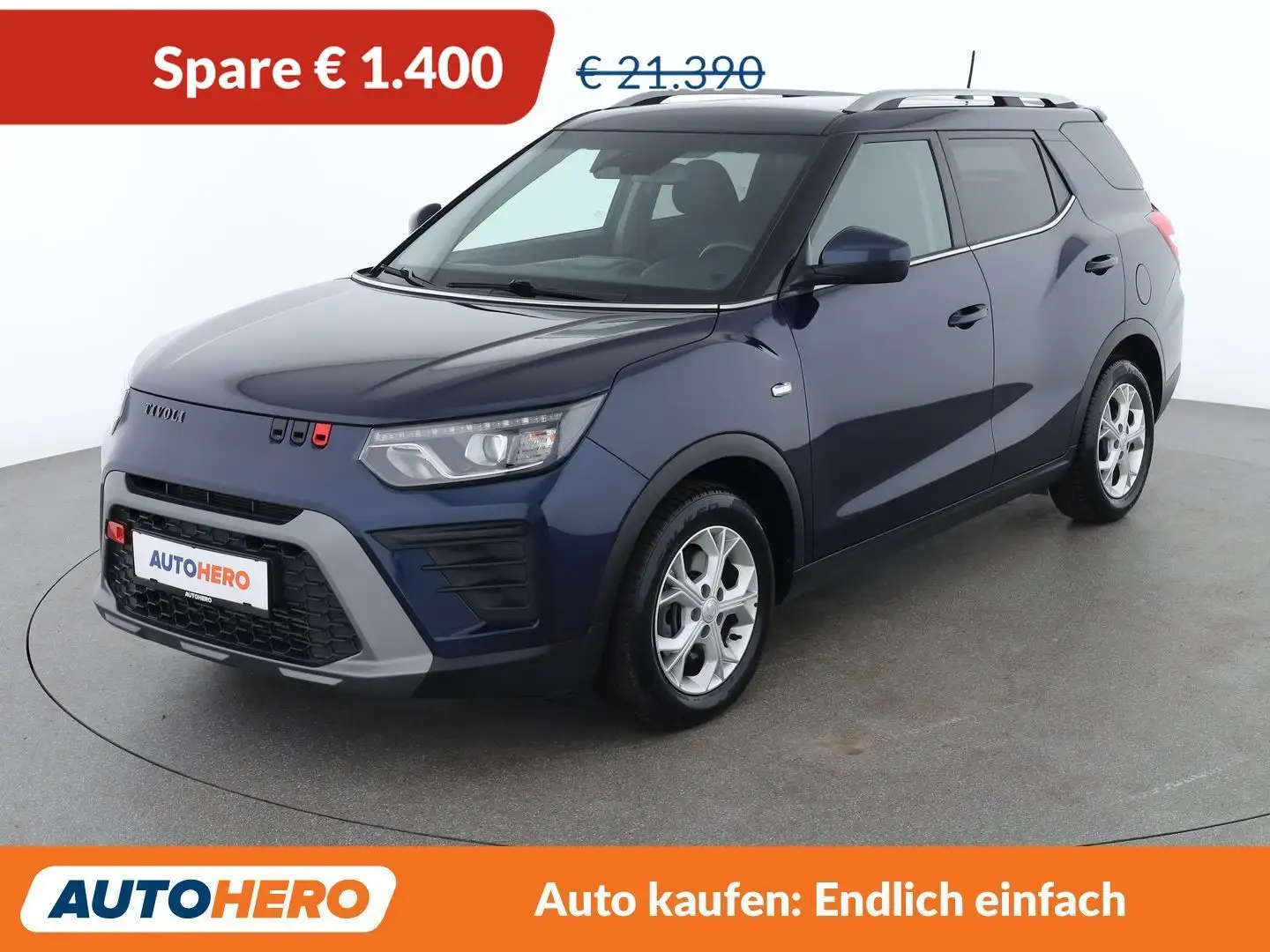 SsangYong Tivoli 1.5 T-GDI Style 4x2 Blau - 1