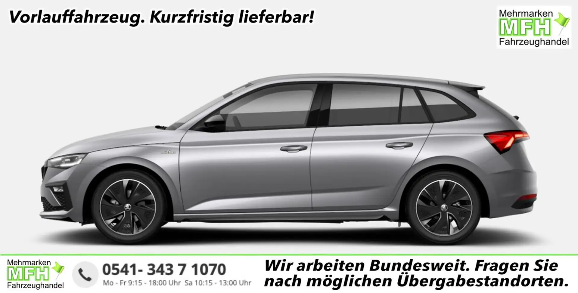 Skoda Scala Monte Carlo DSG MonteC Pano Matrix Nav Kessy SH... Silber - 1