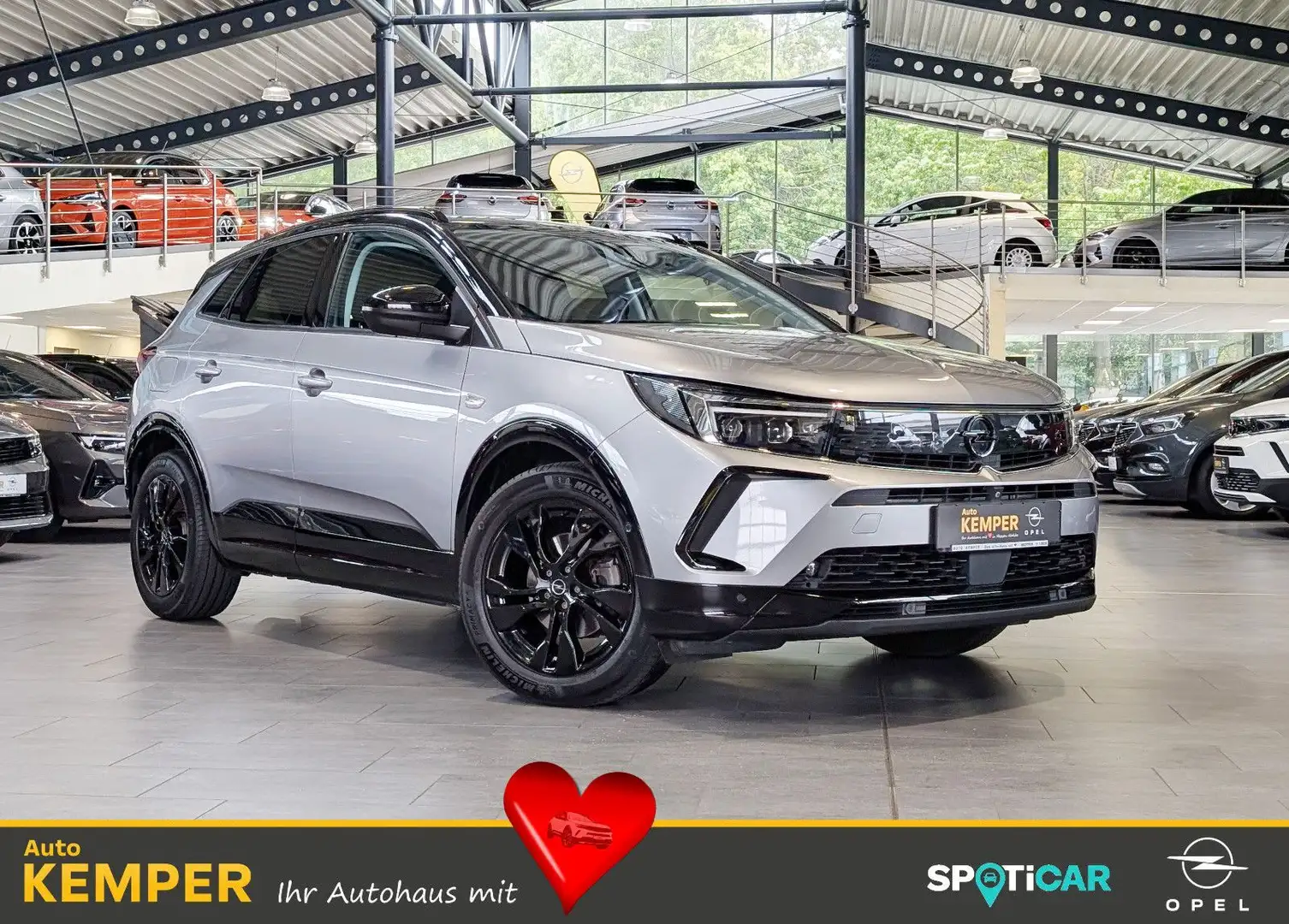 Opel Grandland X Grandland 1.2 Turbo GS Line *AHK*Kamera*Navi* Grau - 1