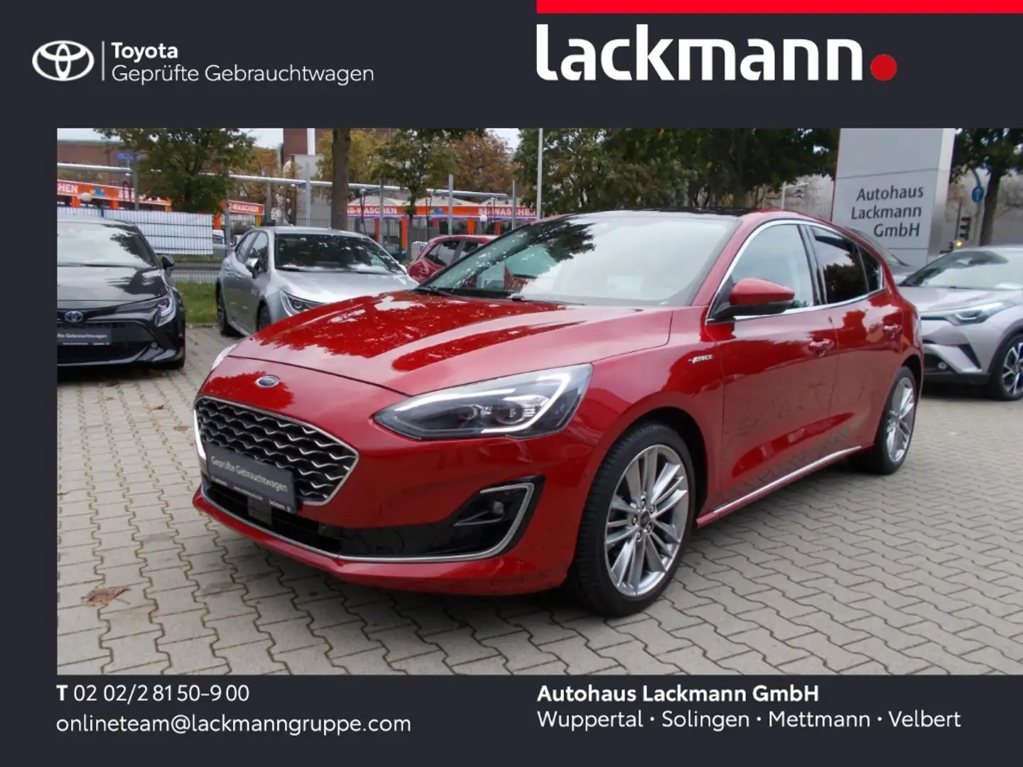 Ford Focus 1.5 Vignale EcoBoost*Navi*Panorama*LED* Rot - 1