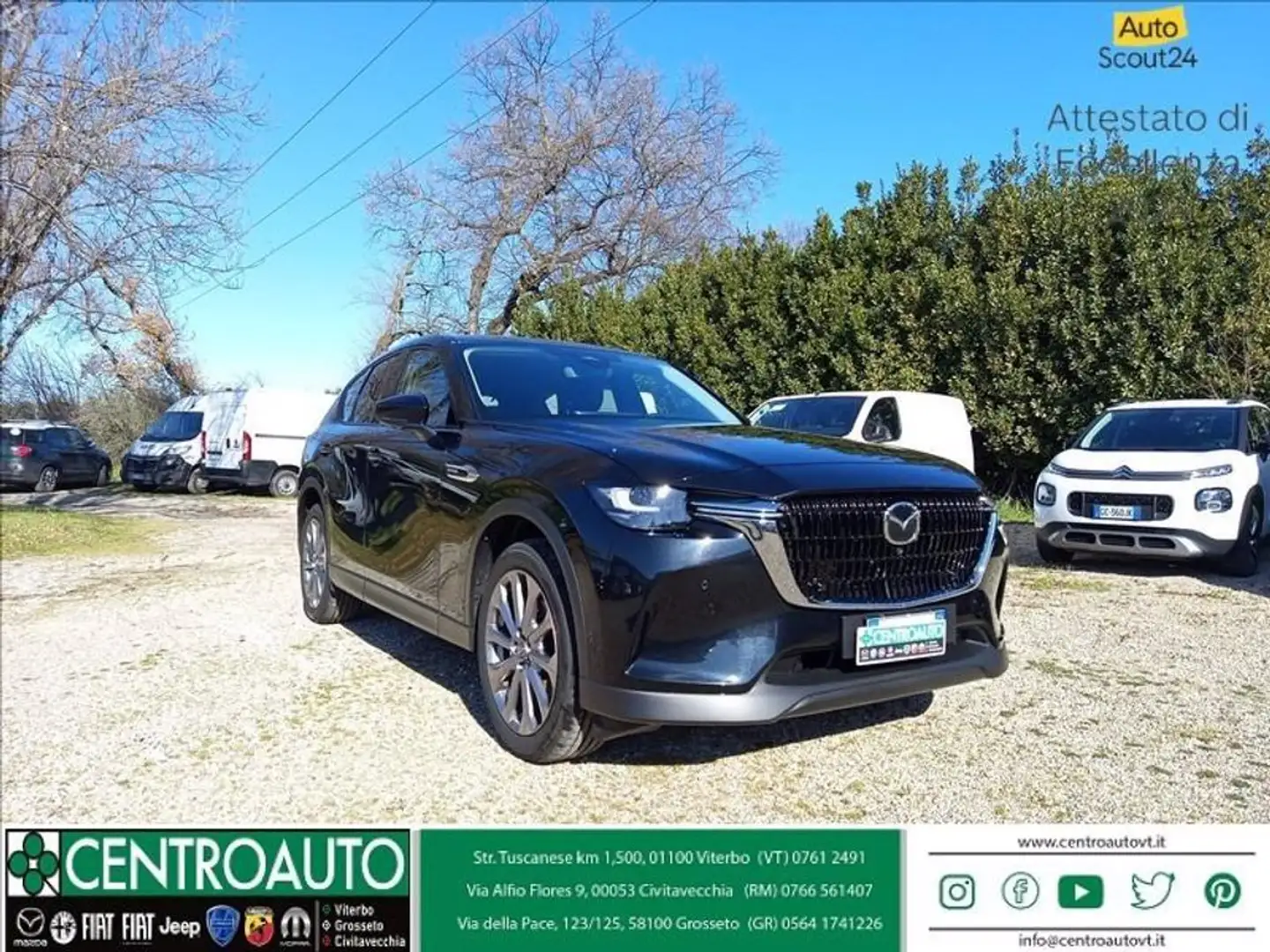 Mazda CX-60 3.3 m-hybrid boost Exclusive Line awd 249cv auto Negru - 1