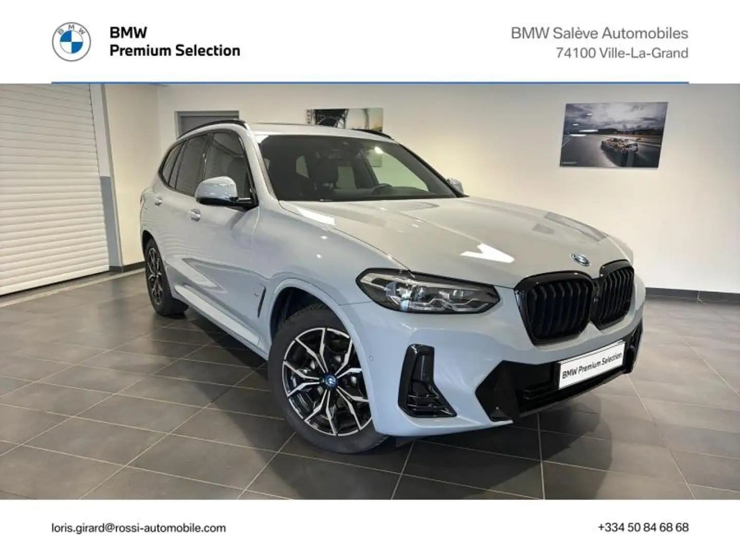 BMW X3 xDrive30e 292ch M Sport Gris - 1