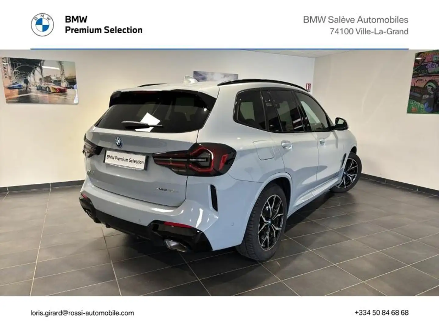 BMW X3 xDrive30e 292ch M Sport Gris - 2