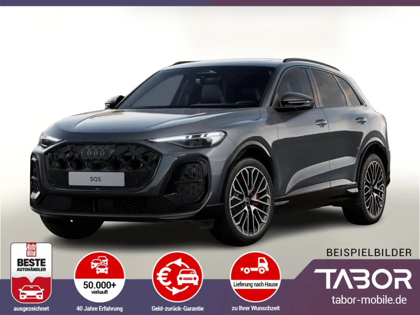 Audi SQ5 TFSI edition one TechPro Luft Pano 21Z Nappa Gris - 1