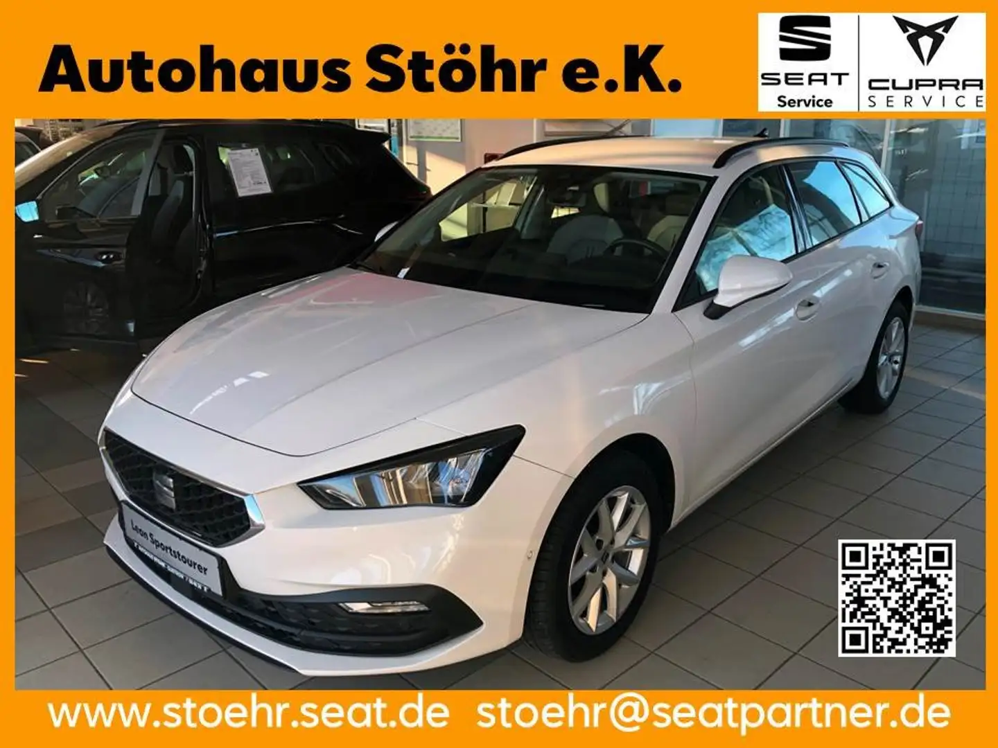SEAT Leon Kombi Style 2.0TDI 7-Gang Automatik DSG Weiß - 1