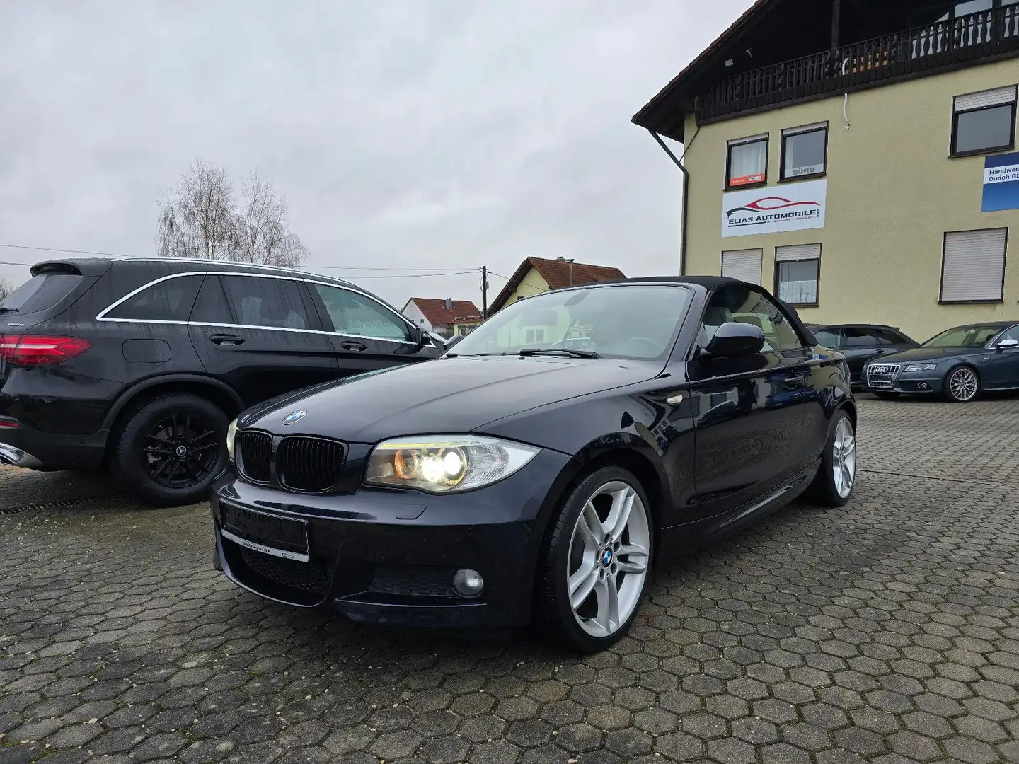 BMW 120 1 Cabrio 120d/ TÜV NEU Schwarz - 2
