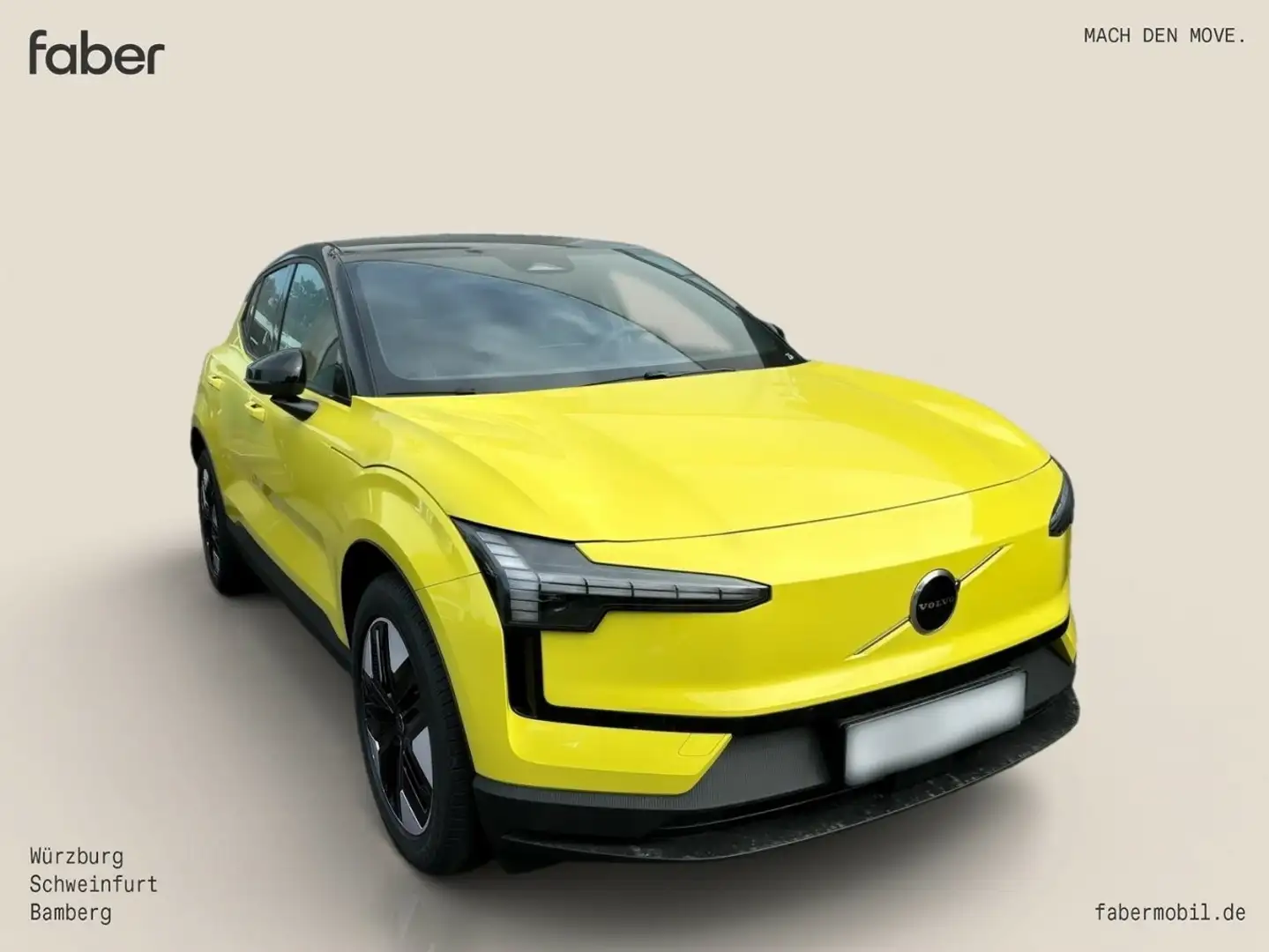 Volvo EX30 Single Motor RWD Plus Pure Electric Žlutá - 2