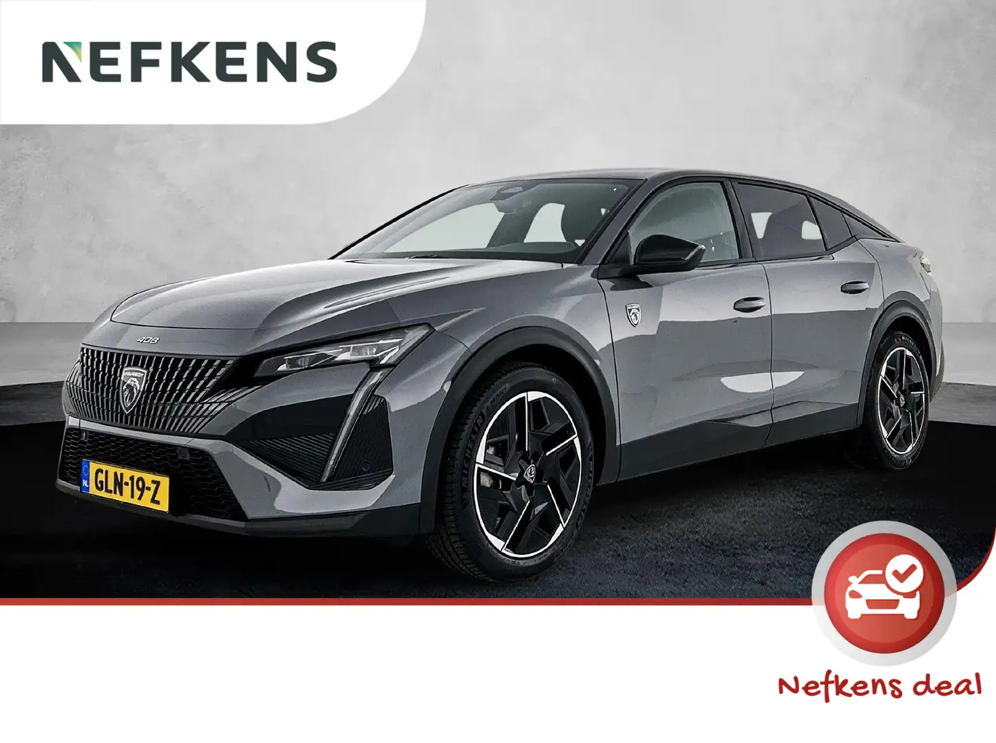 Peugeot 408 1.2 Hybrid 136 e-DCS6 GT | navigatie | Handfree Ko Gris - 1