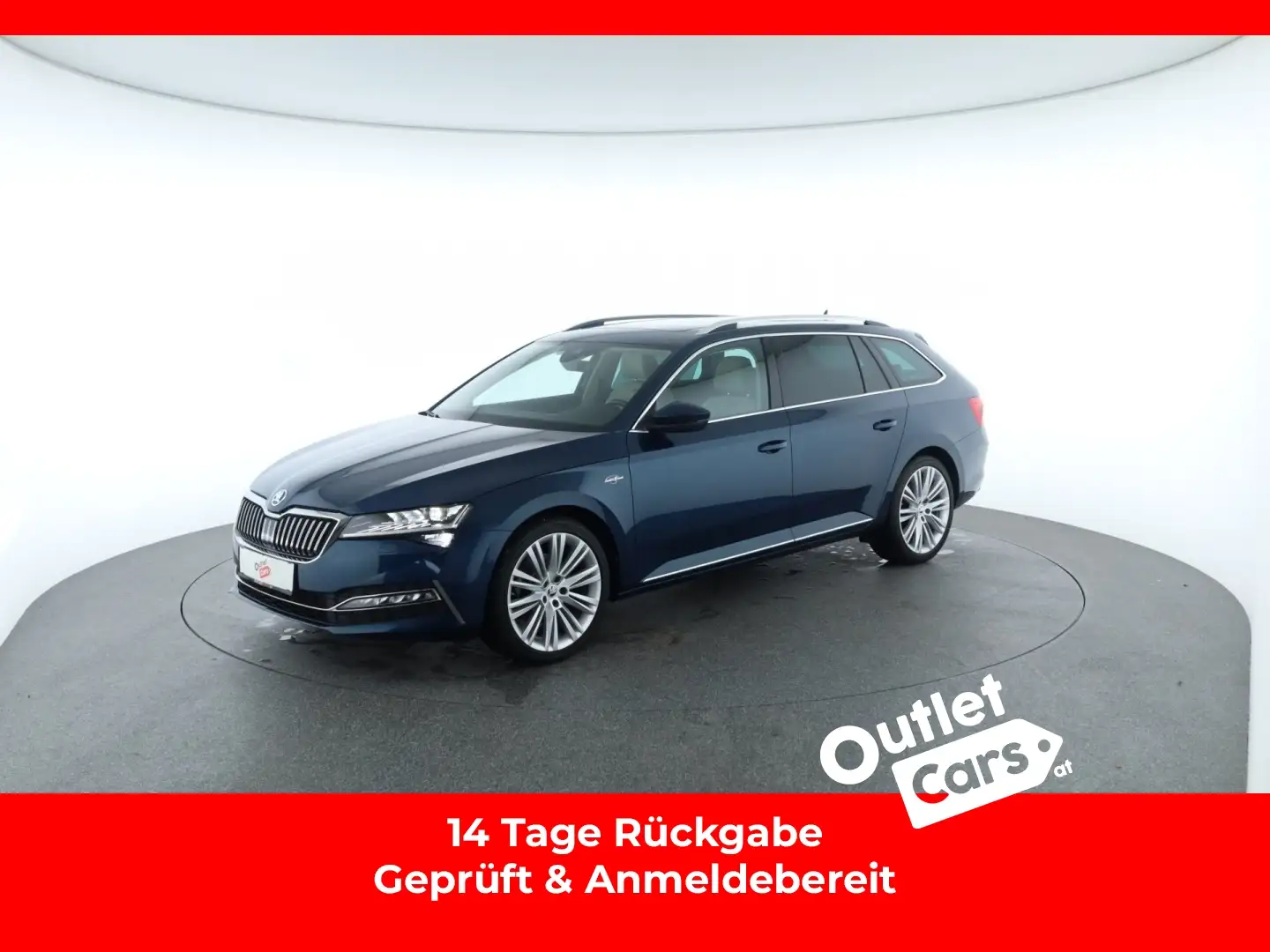Skoda Superb Combi L&K TDI SCR DSG elSitz KlimaA Blau - 1