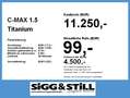 Ford C-Max 1.5 Titanium BI-XEN*NAV*SHZ*PDC*CAM*EL-KLAPPE Noir - thumbnail 4