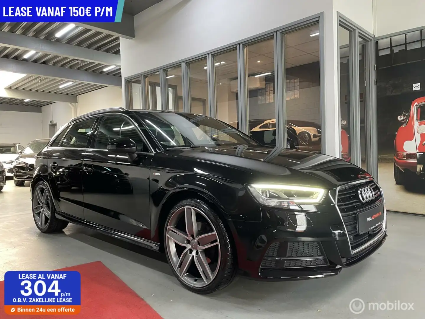 Audi A3 Sportback 1.4 TFSI CoD S TRONIC S LINE LEER VIRTUA Negro - 1