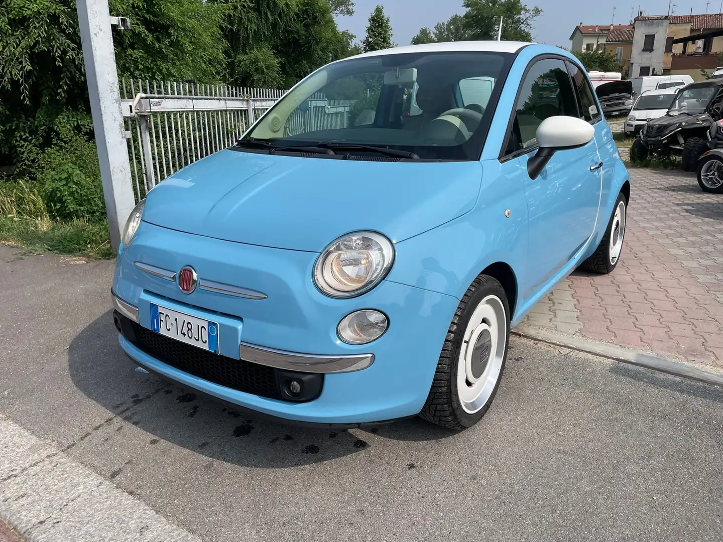 Fiat 500 500 1.2 Lounge 69cv my14 Blu/Azzurro - 1