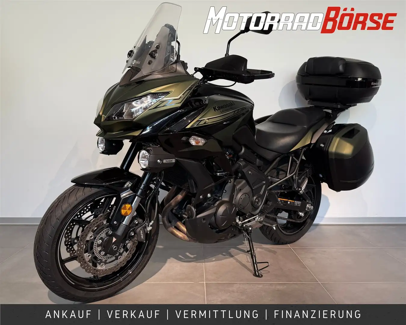 Kawasaki Versys 650 Teilzahlung ab 70 Euro monatlich Grün - 1
