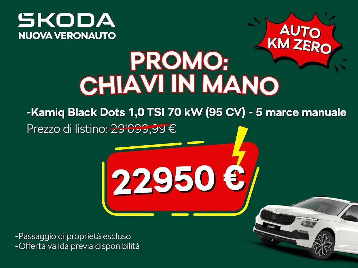 Skoda Kamiq 1.0 TSI Black Dots Argento - 1