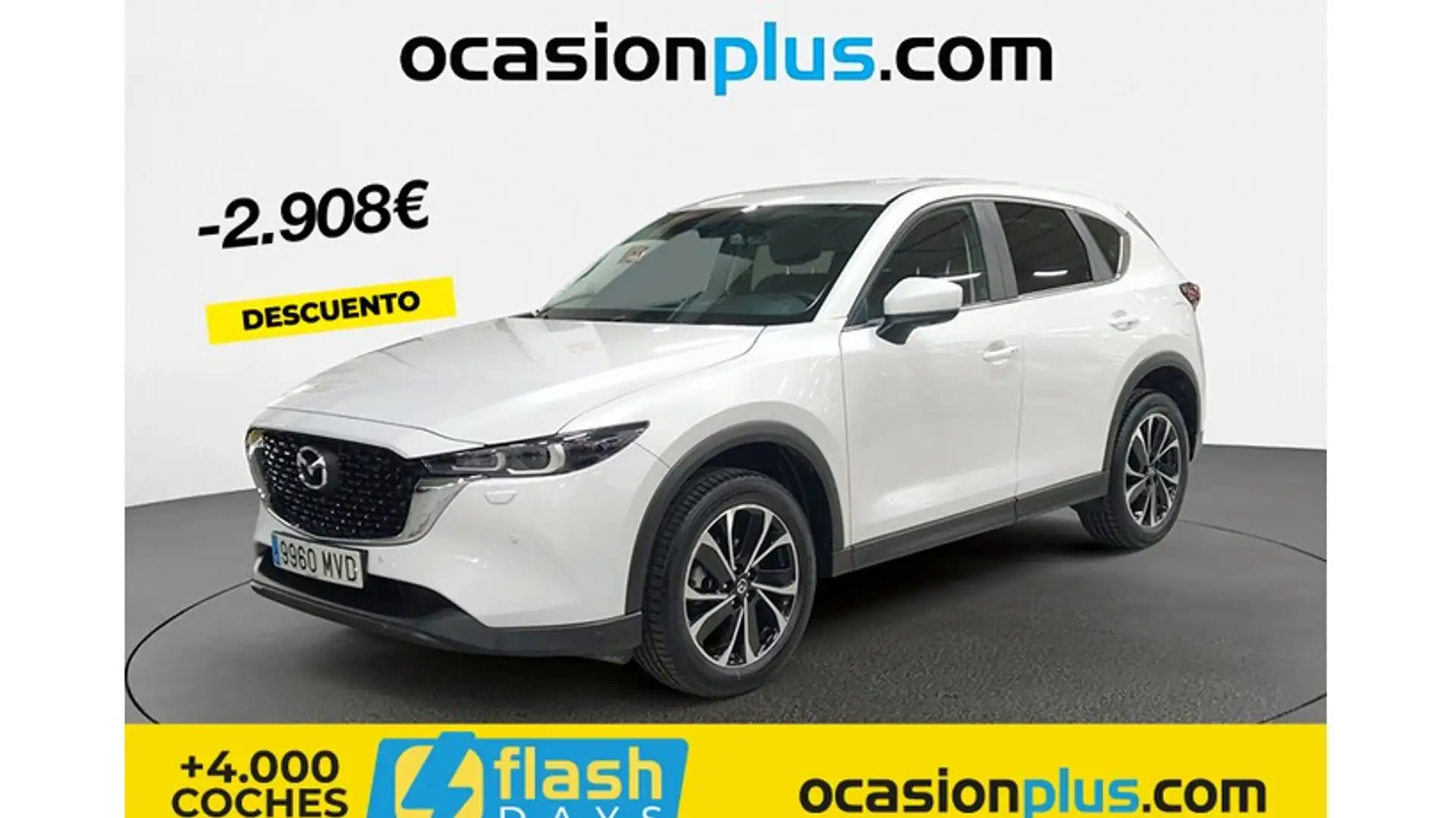 Mazda CX-5 2.0 e-Skyactiv-G MHEV Exclusive-Line White 2WD 121 Blanco - 1