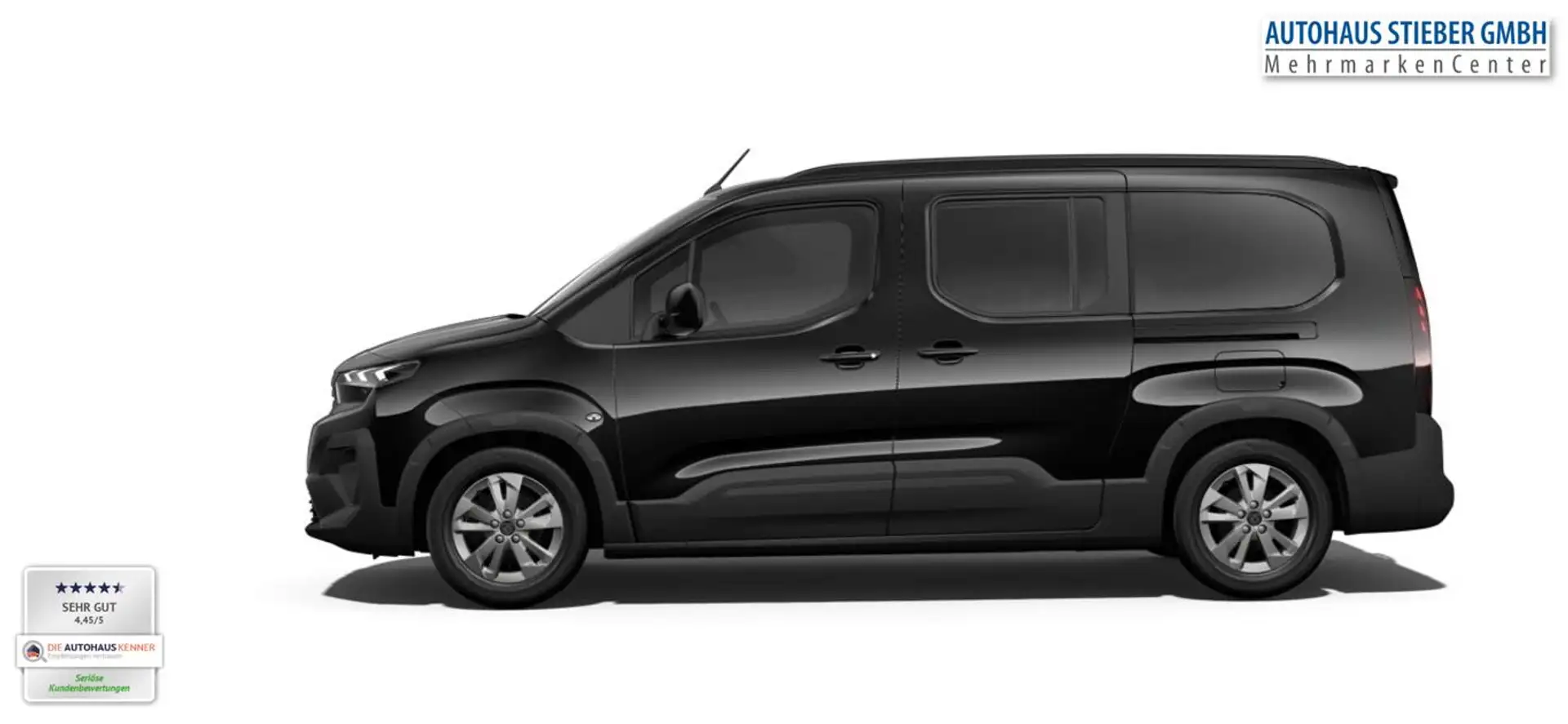 Peugeot Rifter 130 EAT8 Allure L2 7S StyleP MirrorL 16Z 96 kW ... Noir - 2