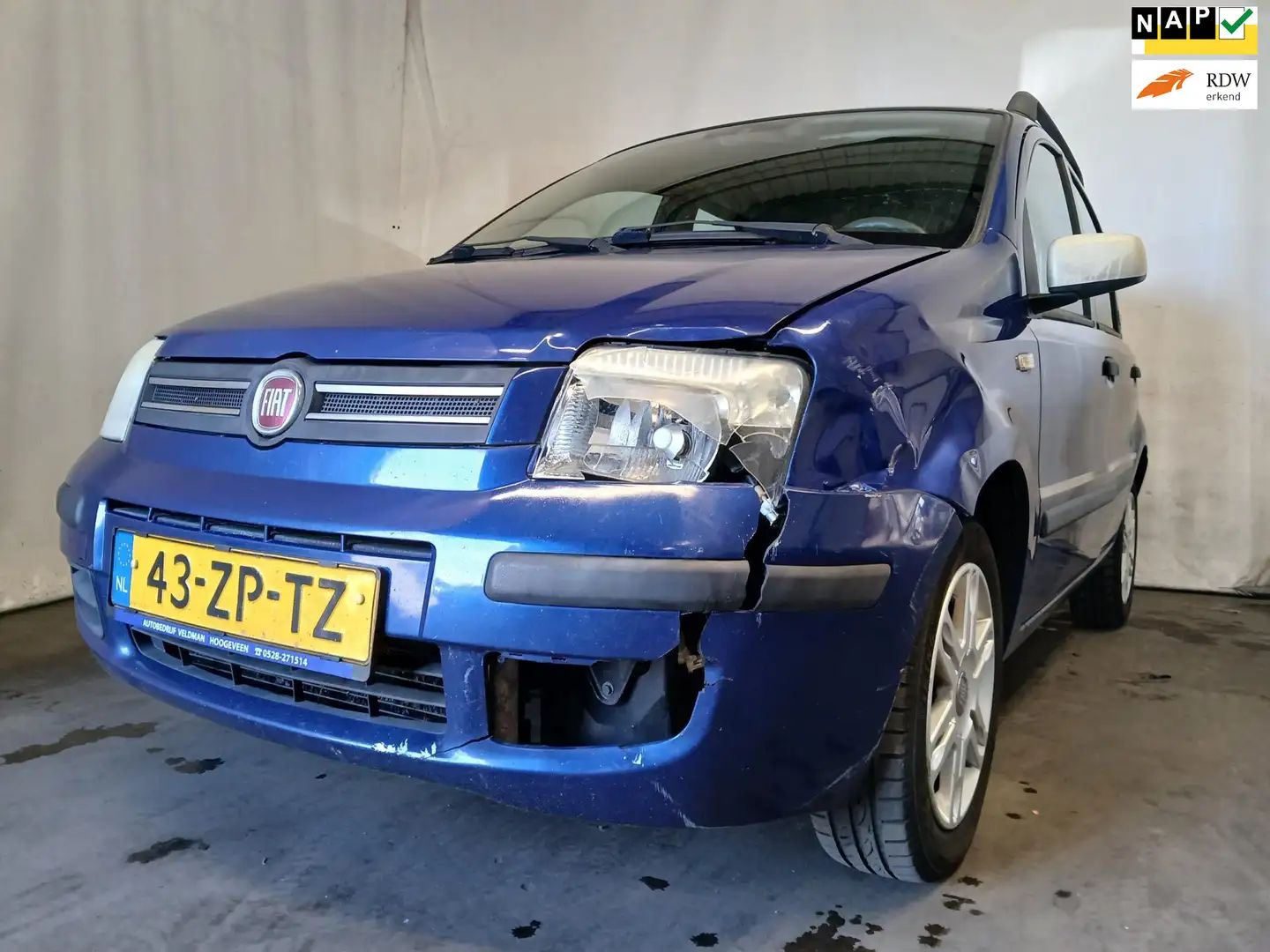 Fiat Panda 1.2 Young - Airco - LM Velgen - Schade Blauw - 1