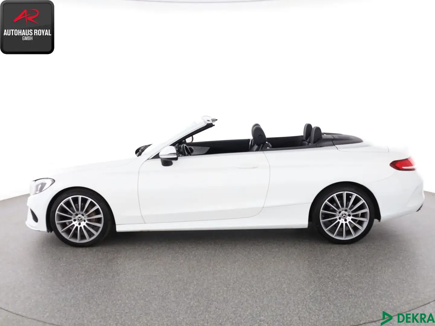 Mercedes-Benz C 200 C 200 Cabrio 3x AMG AKT.PARKASSIST,AMBIENTE,SH Weiß - 2