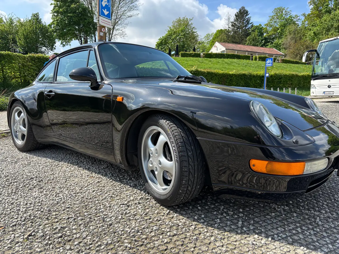 Porsche 993 Carrera Zwart - 2