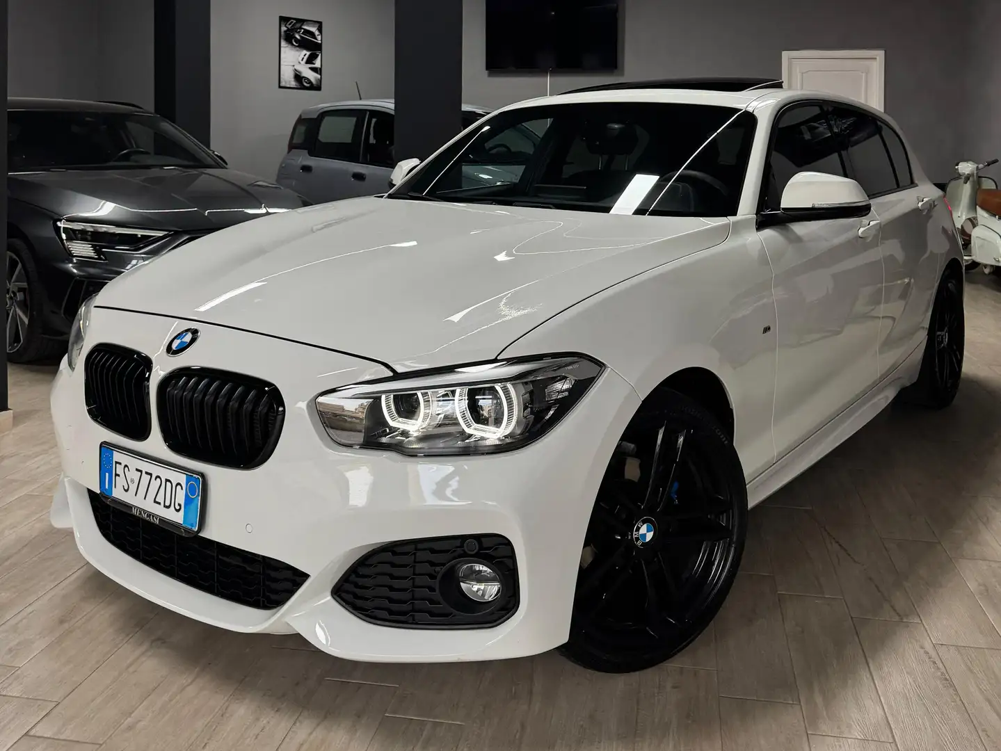 BMW 114 d Msport 5p Blanc - 1