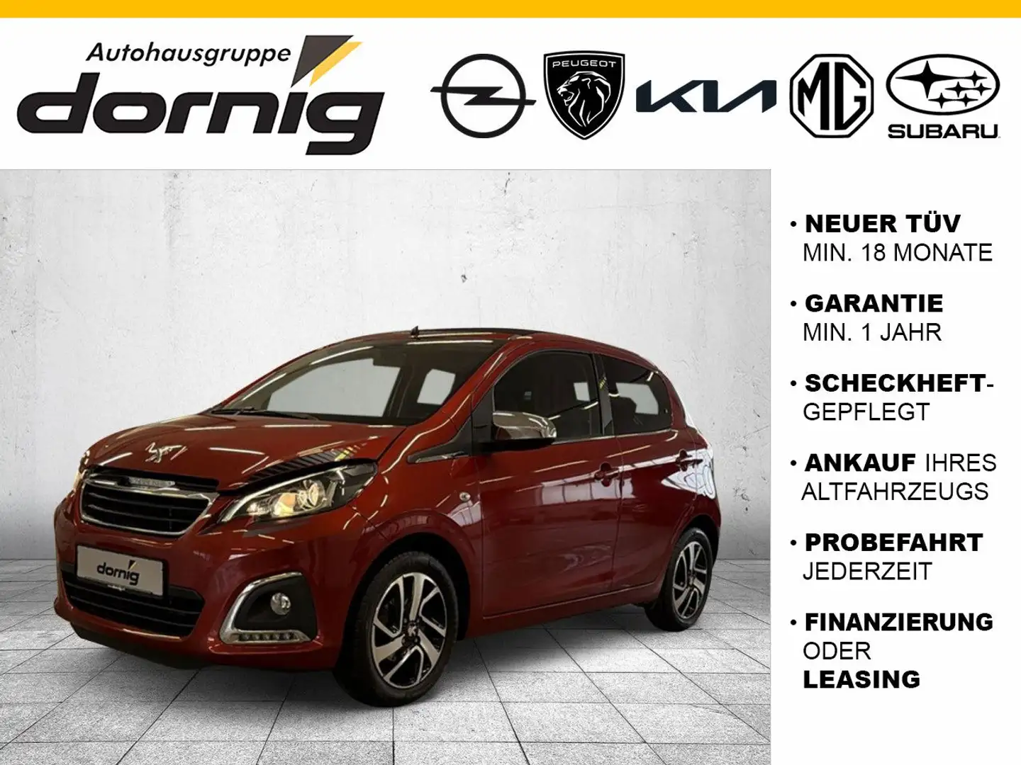 Peugeot 108 Top! Collection 72, SHZ Rot - 1