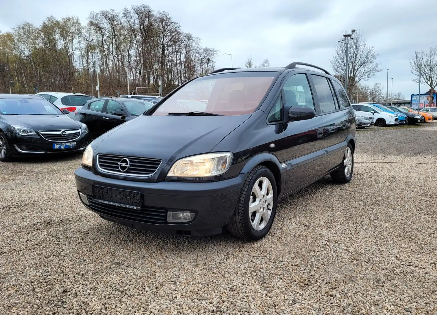 Opel Zafira A Elegance 1.6 EU 4*7 Sitze*SR/WR+LMF*AHK Schwarz - 1