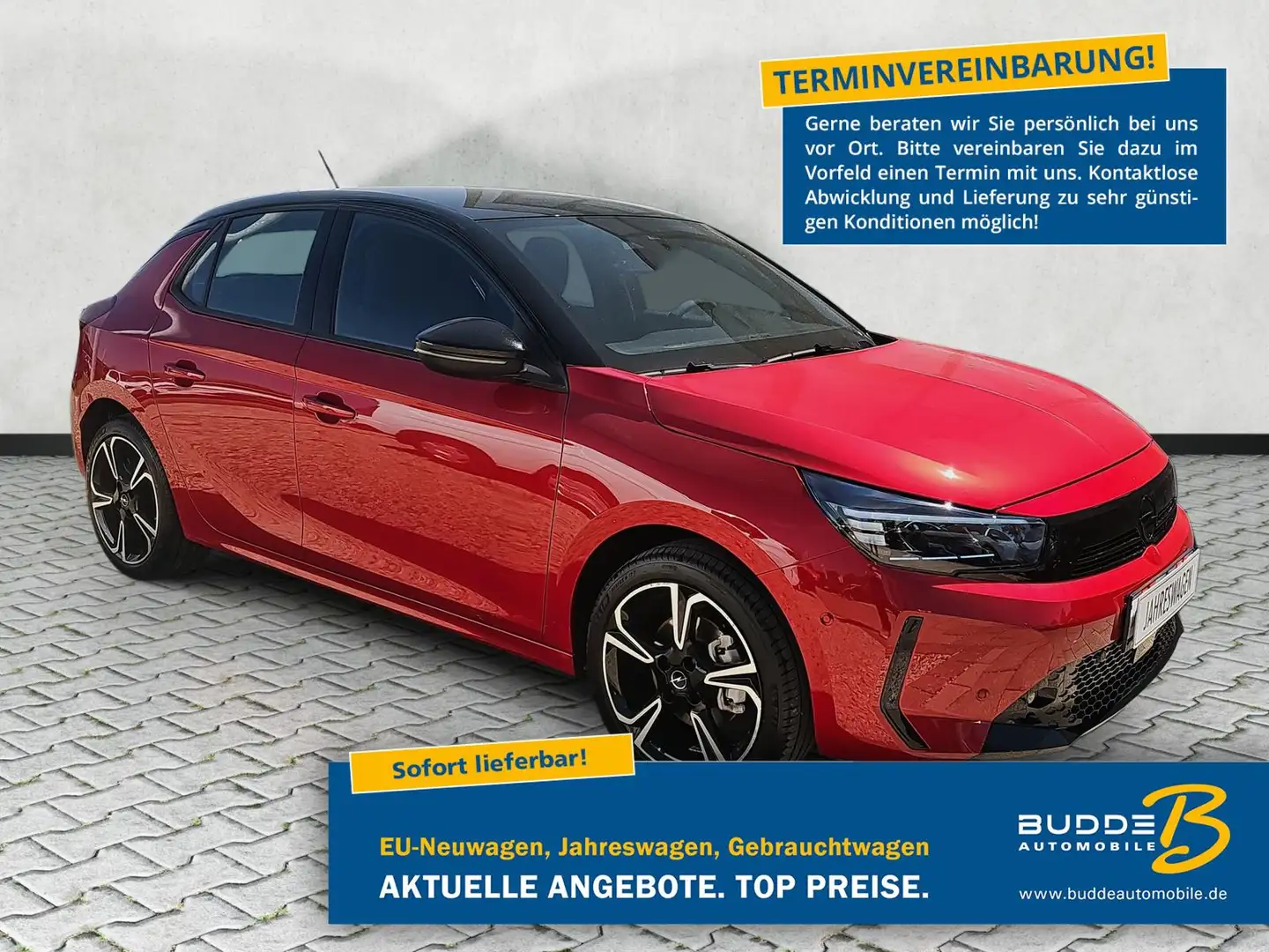 Opel Corsa 1.2T Autom. GS 5türig / LED / Rückfahrkam. Rot - 1